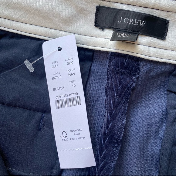 J. Crew navy corduroy flare trousers - Picture 2 of 4